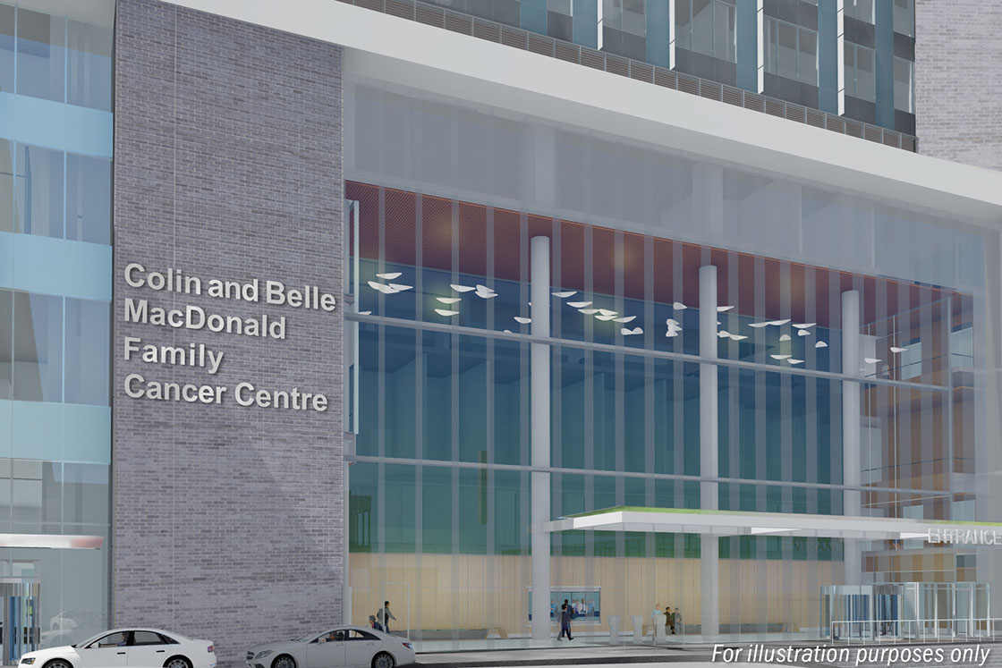 Vision of The Colin and Belle MacDonald Family Cancer Centre