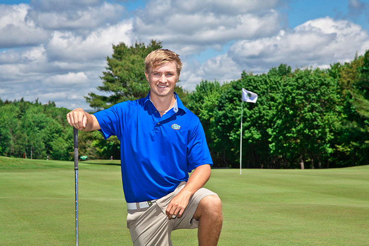 Amateur golfer, Eric Banks 