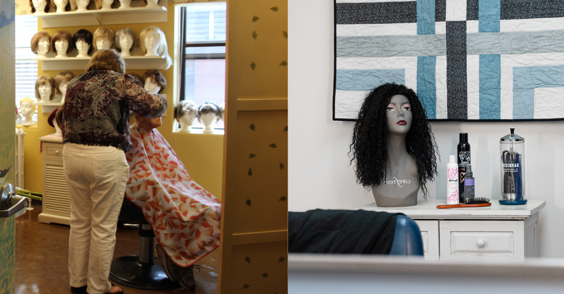 Before and after of the QEII's Sunshine Room