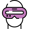 Virtual reality icon