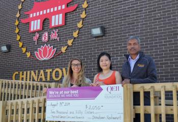 Chinatown Cheque Presentation