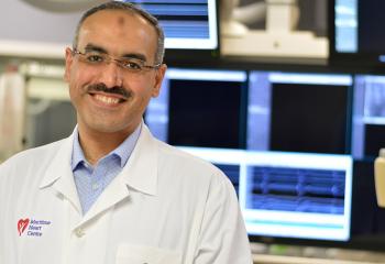 QEII cardiac electrophysiologist, Dr. Amir AbdelWahab.