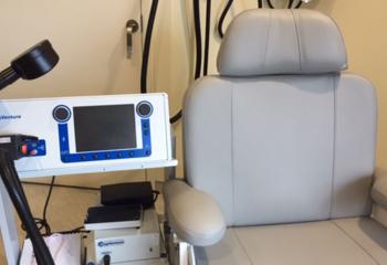 Photo of rTMS technology and chair at the new Valley Regional Hospital clinic