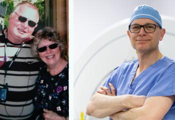 Pam and Larry Giffin, and Dr. David Clarke
