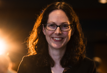 Dr. Amy Trottier, winner of the 2026 QEII Foundation's Innovation Den.