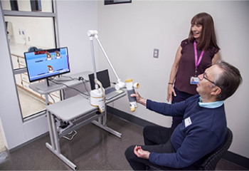 NS Patient using cutting edge technology after a major injury