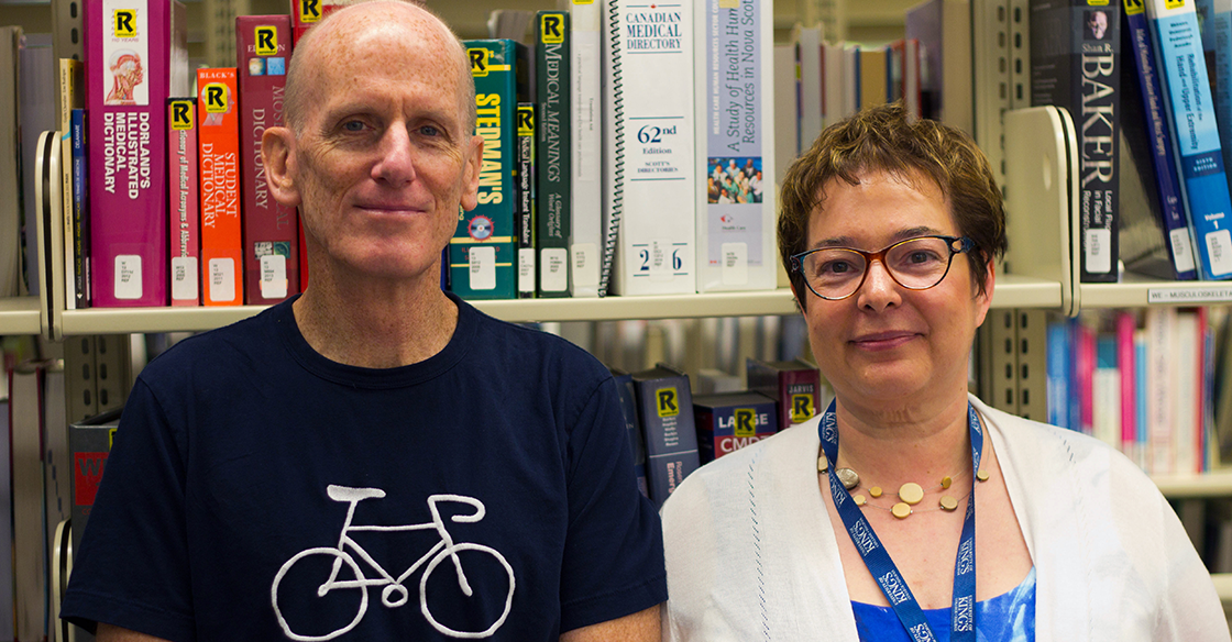 Dr. Jeremy Wood (left), QEII cardiac and vascular surgeon, and Dr. Gabrielle Horne (right), QEII cardiologist, along with Dr. John Sullivan and others, established the QEII's Maritime Connective Tissue Clinic in 2008, the first of its kind in Canada.