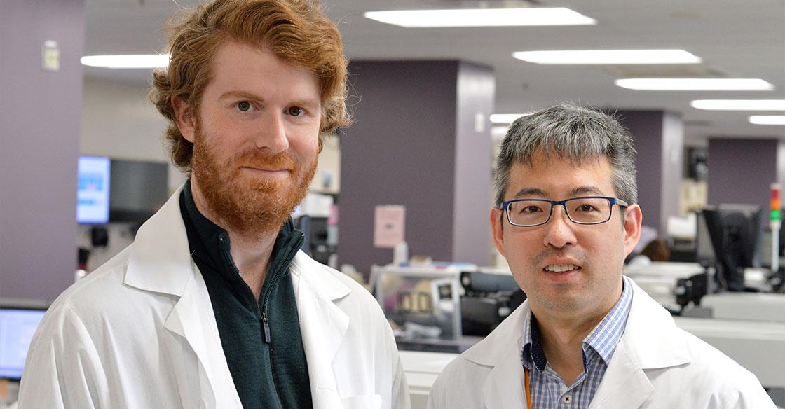 Dr. Jason Quinn (left) and Dr. Calvino Cheng (right)