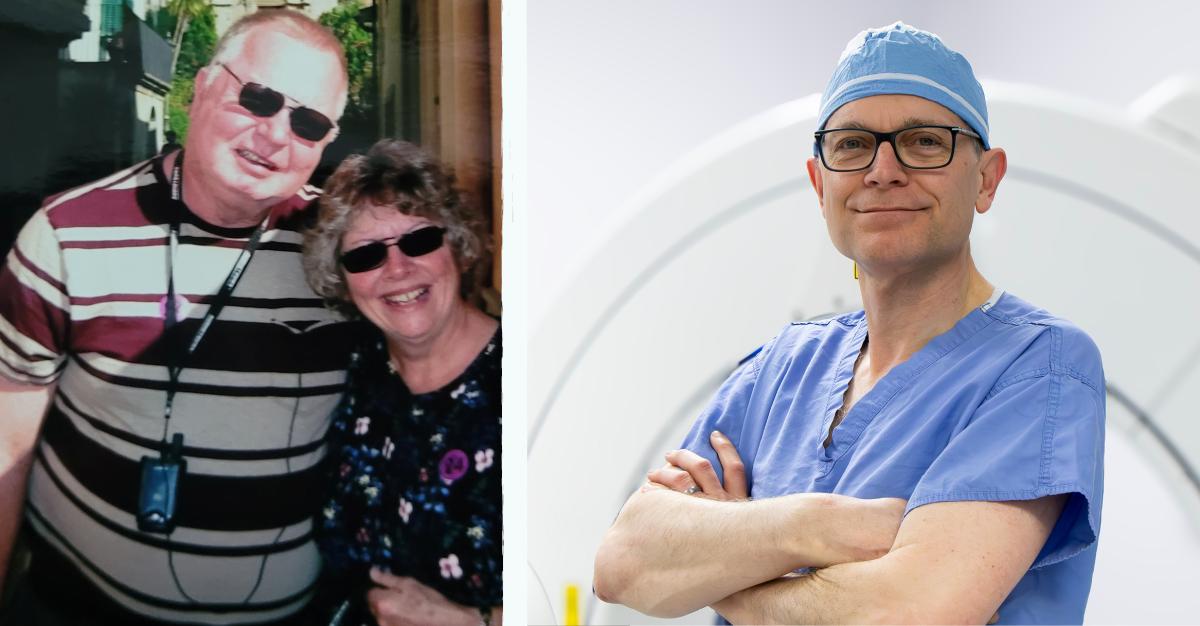 Pam and Larry Giffin, and Dr. David Clarke