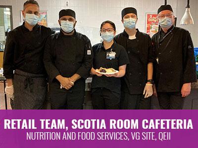 Retail team at Scotia Room Cafeteria