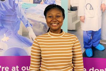 Yemisi Olatunji, a recipient of the 2021 QEII Foundation Diversity in Health Care Bursary