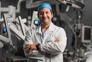 Dr. Al Afif stands in operating room at QEII Health Sciences Centre.