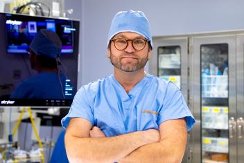 Dr Rich Spence with arms crossed