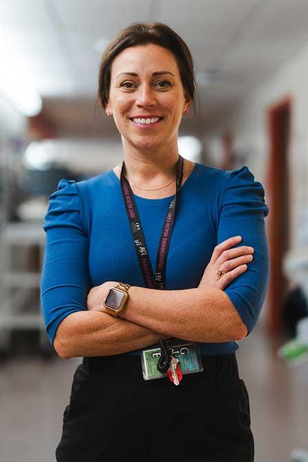 Angela Oldford, QEII registered nurse, Cardiology Inpatient Unit